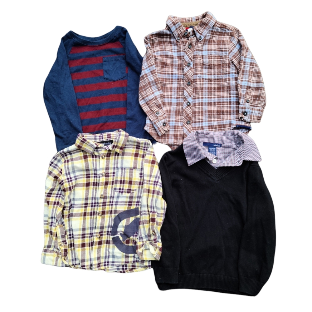 Boys 4T tops Lot of Boys 4 shirts Boys Size 4T tops Boys 4T shirts